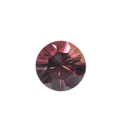 Pink Tourmaline Optix® Concave Cut Round 12 mm - Iris Gems