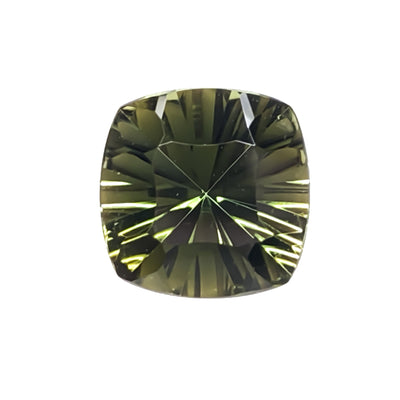 Green Tourmaline Optix® Square Cushion Cut 9 mm - Iris Gems