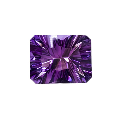 Amethyst Optix® Emerald Cut 8x6 mm - Iris Gems