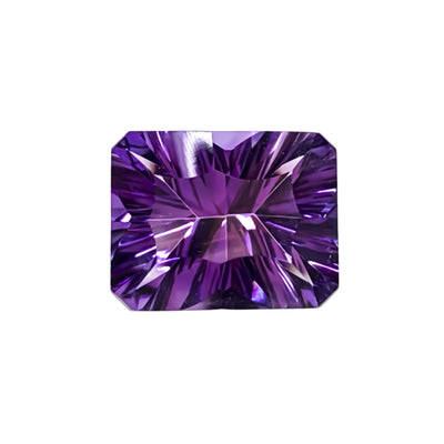 Amethyst Optix® Emerald Cut 9x7 mm - Iris Gems