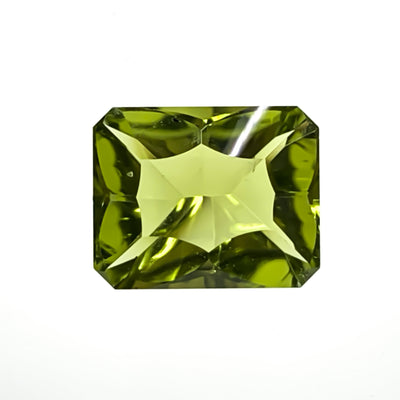 Peridot Optix® Emerald Cut 10x8 mm - Iris Gems